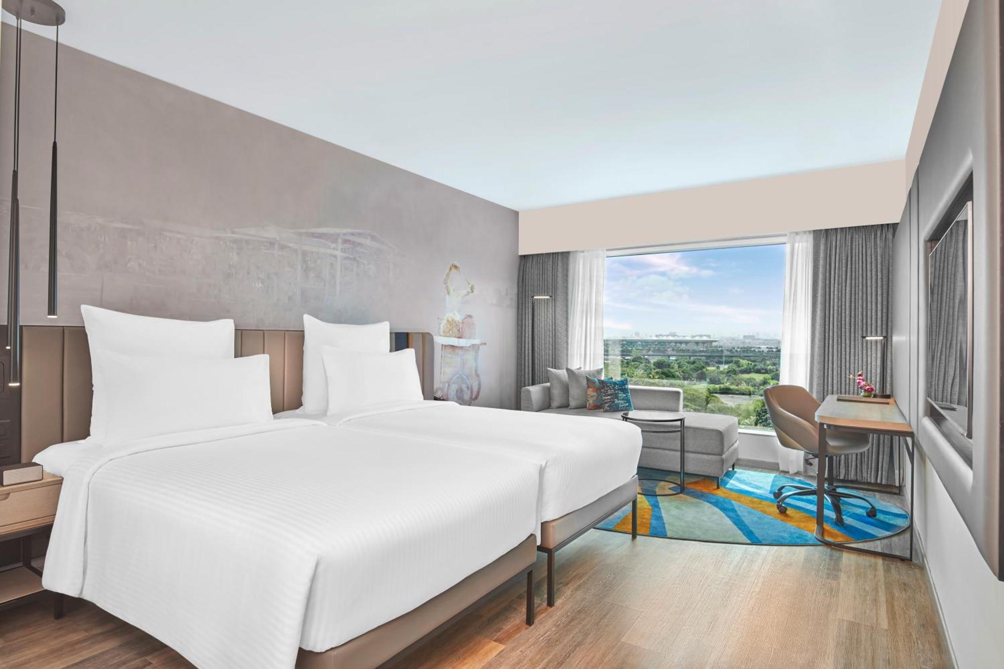 Novotel Mumbai International Airport Bagian luar foto Deluxe Room